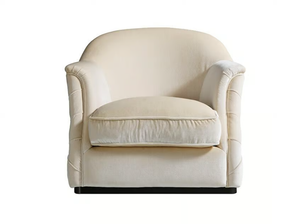 ZAHIRA - Tufted fabric armchair with armrests _ Siwa Soft Style